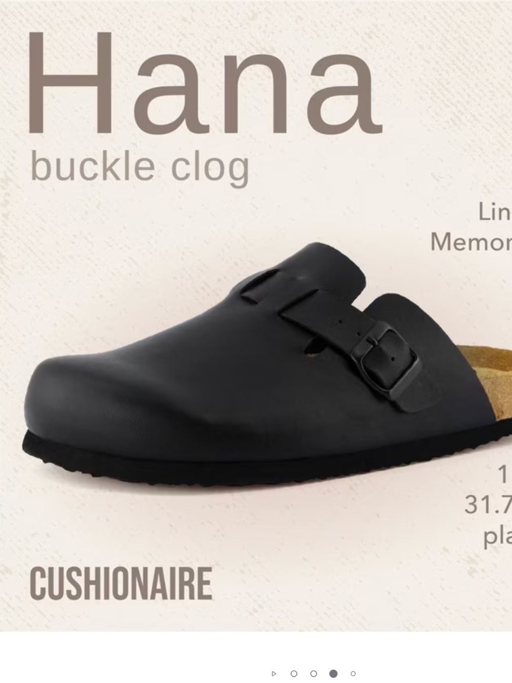 NEW Cushionsire Hana Women’s Slip On Clogs Size 8.5. (Runs small - size up) - Picture 11 of 12